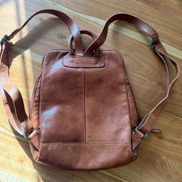 Woven Leather Backpack - Picture 6 of 14